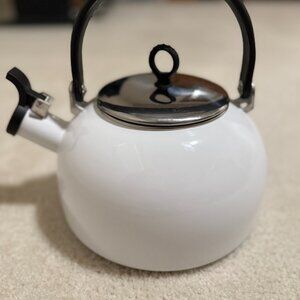 White Stainless Steel Whistling Kettle No better price found